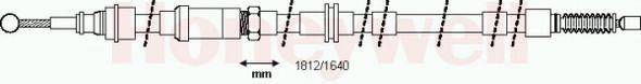 Трос, стояночная тормозная система BENDIX 432923B