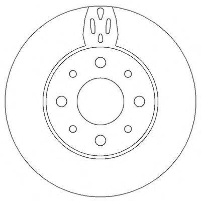 Тормозной диск BENDIX 562296B