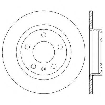 Тормозной диск BENDIX 562580BC