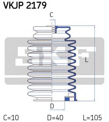 Комплект пылника, рулевое управление SKF VKJP 2179