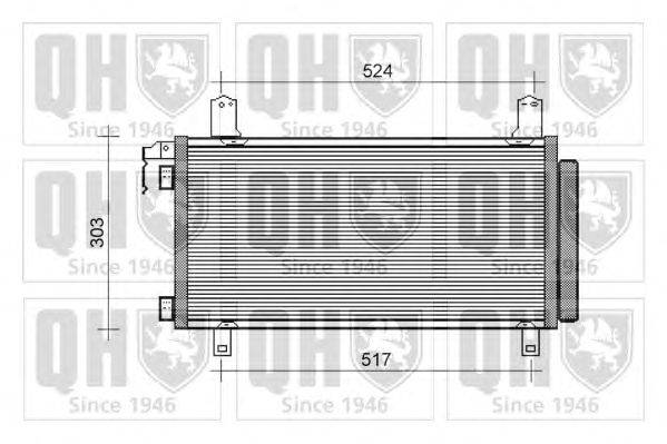 Конденсатор, кондиционер QUINTON HAZELL QCN309