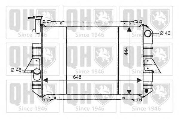 Радиатор, охлаждение двигателя QUINTON HAZELL QER1755