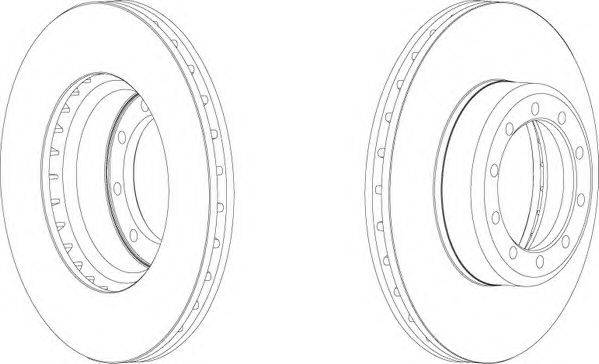 Тормозной диск FERODO FCR126A