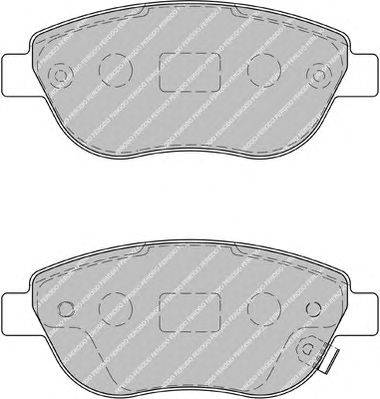 Комплект тормозных колодок, дисковый тормоз FERODO FDB1919