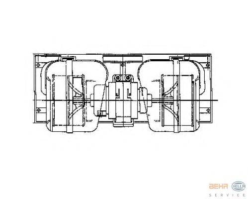 Вентилятор салона NISSENS 87141