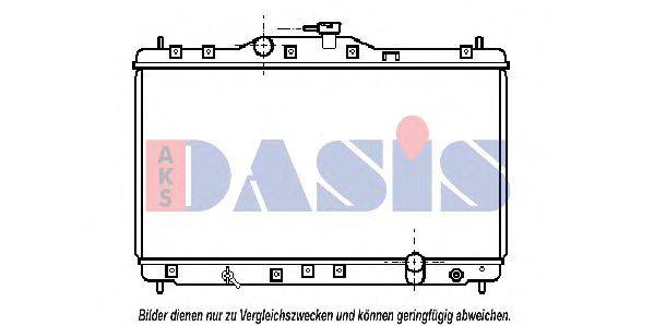 Радиатор, охлаждение двигателя AKS DASIS 30081