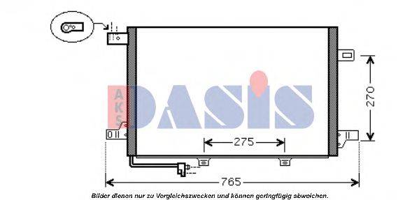 Конденсатор, кондиционер AKS DASIS 122024N