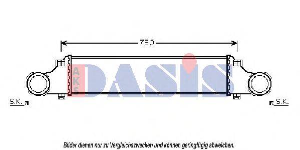Интеркулер AKS DASIS 127000N