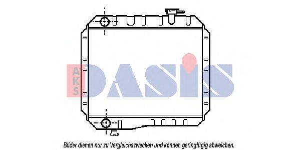 Радиатор, охлаждение двигателя AKS DASIS 29288