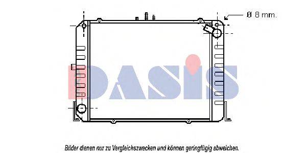 Радиатор, охлаждение двигателя AKS DASIS 29292
