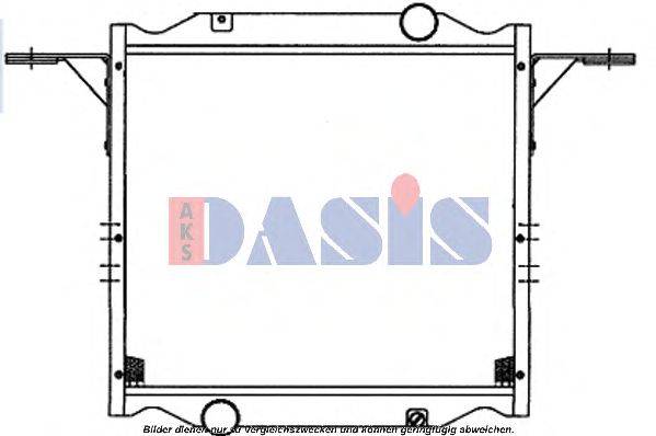 Радиатор, охлаждение двигателя AKS DASIS 2903901