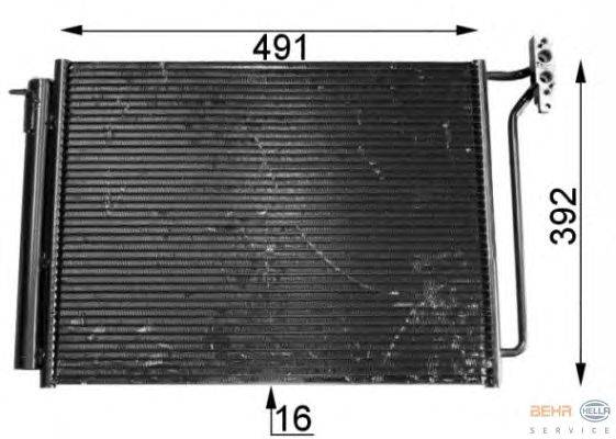 Конденсатор, кондиционер HELLA 8FC 351 300-631