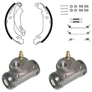 Комплект тормозных колодок DELPHI KP1060