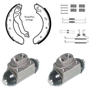 Комплект тормозных колодок DELPHI KP898