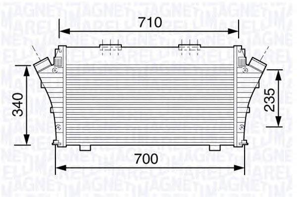 Интеркулер MAGNETI MARELLI 351319203460