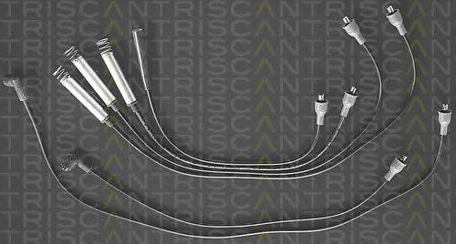 Комплект проводов зажигания TRISCAN 8860 4123