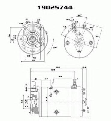 Электродвигатель DAF 160200