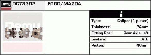Тормозной суппорт DELCO REMY DC73702