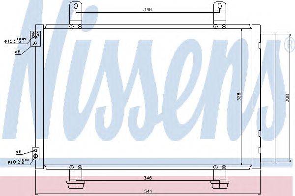 Конденсатор, кондиционер NISSENS 940079