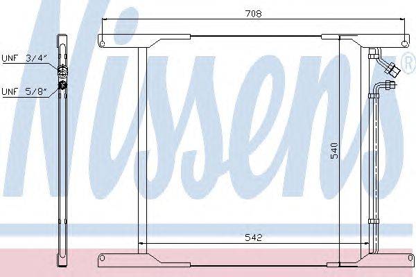 Конденсатор, кондиционер NISSENS 940336