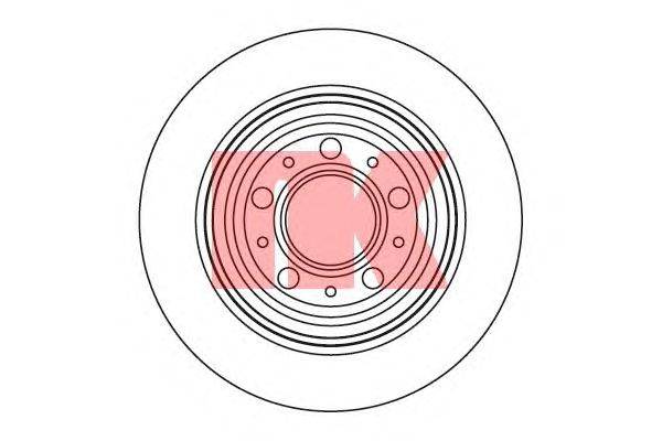 Тормозной диск NK 204854