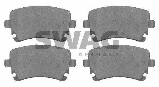 Комплект тормозных колодок, дисковый тормоз SWAG 30916588