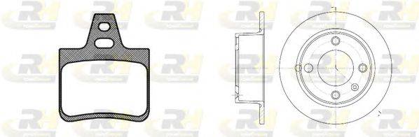 Комплект тормозов, дисковый тормозной механизм ROADHOUSE 810200