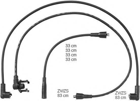Комплект проводов зажигания BERU ZEF734