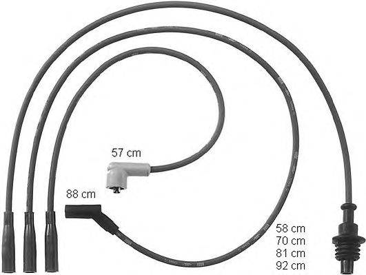 Комплект проводов зажигания BERU ZEF789