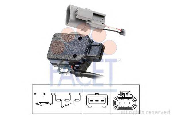 Датчик, положение дроссельной заслонки FACET 105060