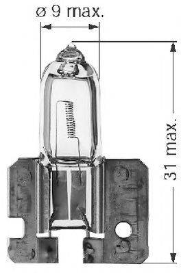 Лампа накаливания, противотуманная фара BERU 112552