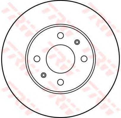 Тормозной диск TRW DF2675