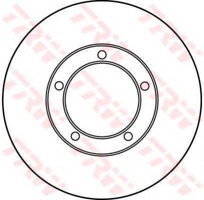 Тормозной диск TRW DF2747