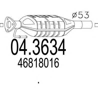 Катализатор MTS 04.3634