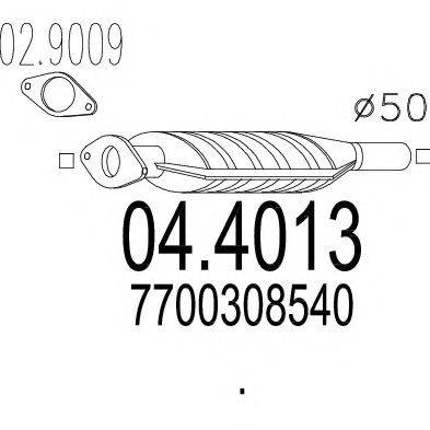Катализатор MTS 04.4013