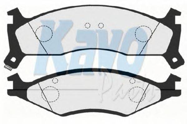 Комплект тормозных колодок, дисковый тормоз KAVO PARTS BP-4024