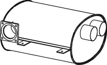 Средний / конечный глушитель ОГ DINEX 37300