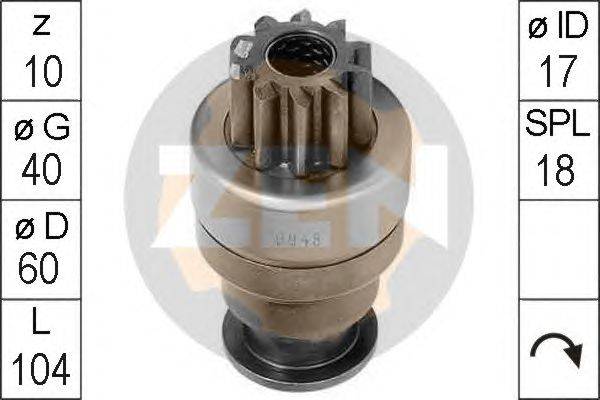 Привод с механизмом свободного хода, стартер ERA 0948