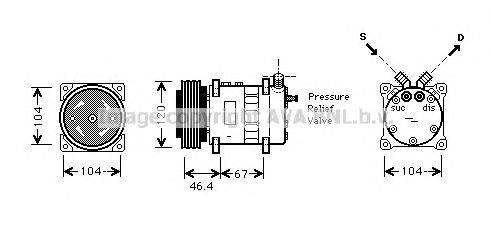 Компрессор, кондиционер AVA QUALITY COOLING CNK210