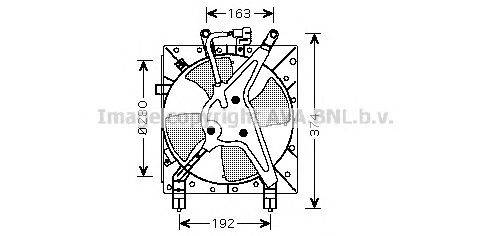 Вентилятор, охлаждение двигателя AVA QUALITY COOLING HD7524