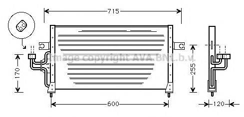 Конденсатор, кондиционер AVA QUALITY COOLING HY5041