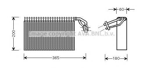 Испаритель, кондиционер AVA QUALITY COOLING MSV317