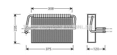 Испаритель, кондиционер AVA QUALITY COOLING MSV326