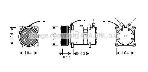 Компрессор, кондиционер AVA QUALITY COOLING UVAK051