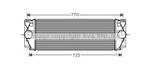 Интеркулер AVA QUALITY COOLING VW4267