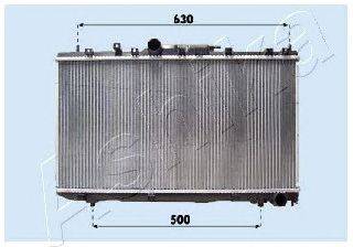 Радиатор, охлаждение двигателя ASHIKA RDA153098