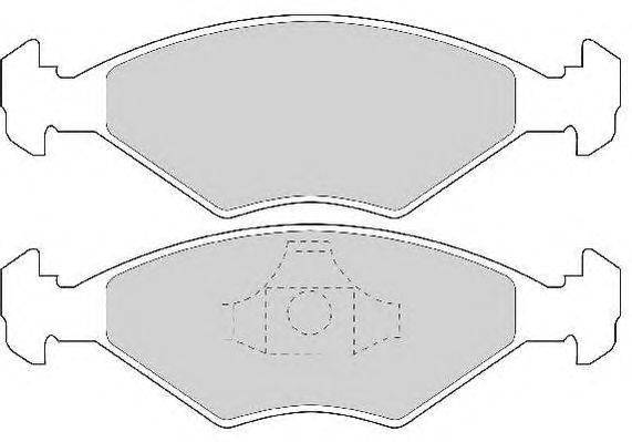 Комплект тормозных колодок, дисковый тормоз DURON DBP230896