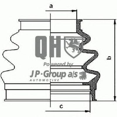 Комплект пылника, приводной вал JP GROUP QJB1105