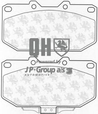 Комплект тормозных колодок, дисковый тормоз JP GROUP BP1016