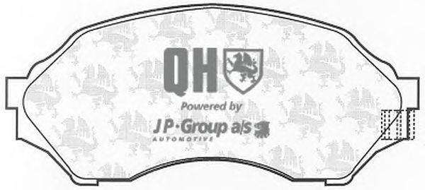 Комплект тормозных колодок, дисковый тормоз JP GROUP BP1094